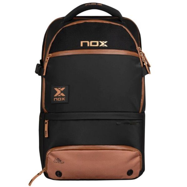LUXURY OPEN SERIES BLACK/BROWN BACKPACK