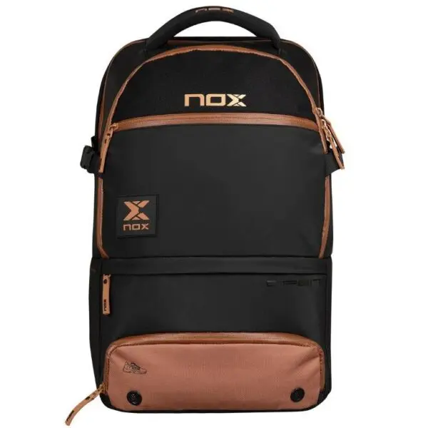 LUXURY OPEN SERIES BLACK/BROWN BACKPACK