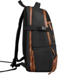 ⁦LUXURY OPEN SERIES BLACK/BROWN BACKPACK⁩ – תמונה ⁦3⁩