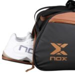 ⁦LUXURY OPEN SERIES BLACK/BROWN PADEL BAG⁩ – תמונה ⁦4⁩