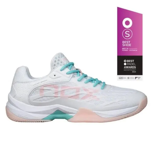 AT10 LUX White/Potpurri Padel Shoes