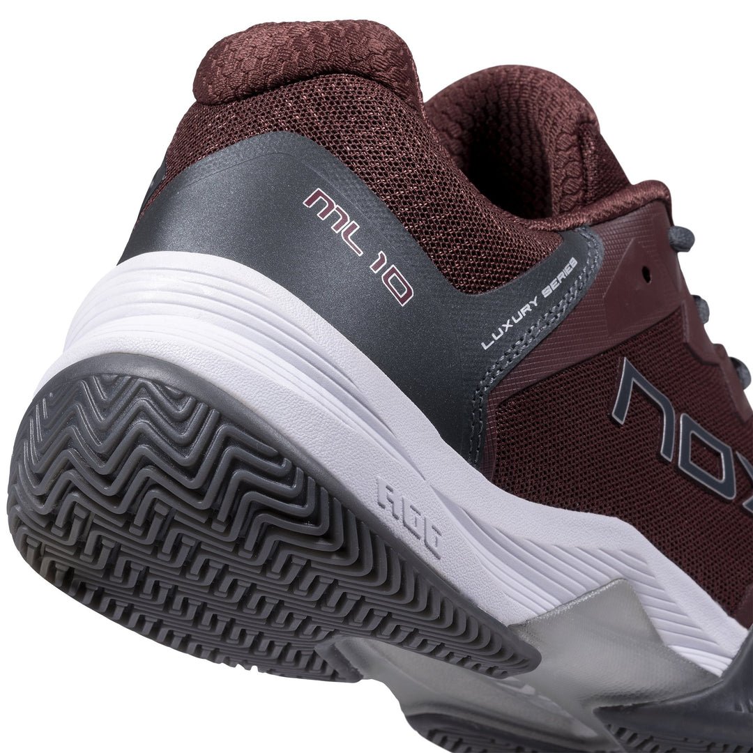 Nox Padel Shoes ML10 HEXA Rum Rasin/Charcoal – תמונה 6