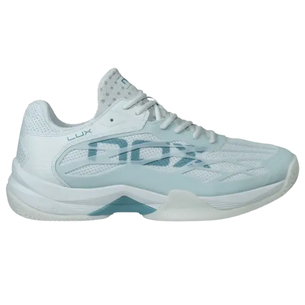 AT10 LUX Morning Mist/Turquoise Padel Shoes