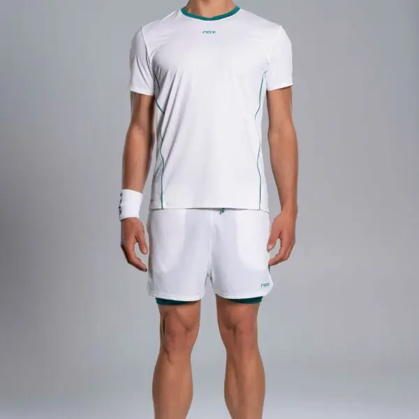 T-Shirt Pro White/Ivy Green
