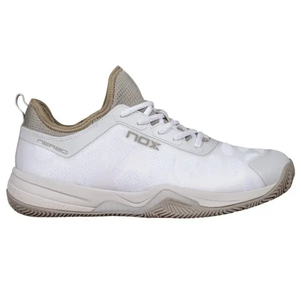 NERBO White/Vetiver Green Padel Shoes