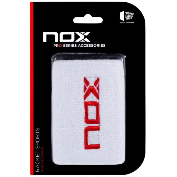 NOX Sport Wristbands white/red